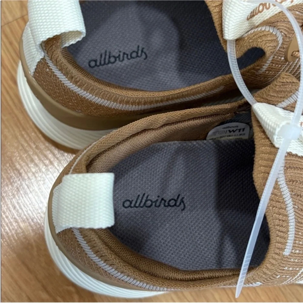 Allbirds Beige Tree Glider Sneakers, Size 11, New without Tag